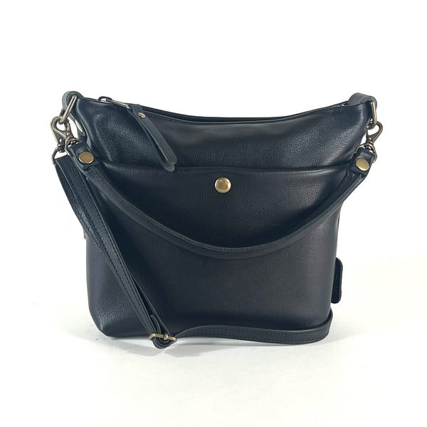 small leather crossbody handmade bag