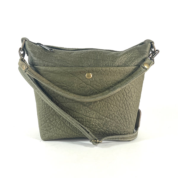 small leather crossbody handmade bag