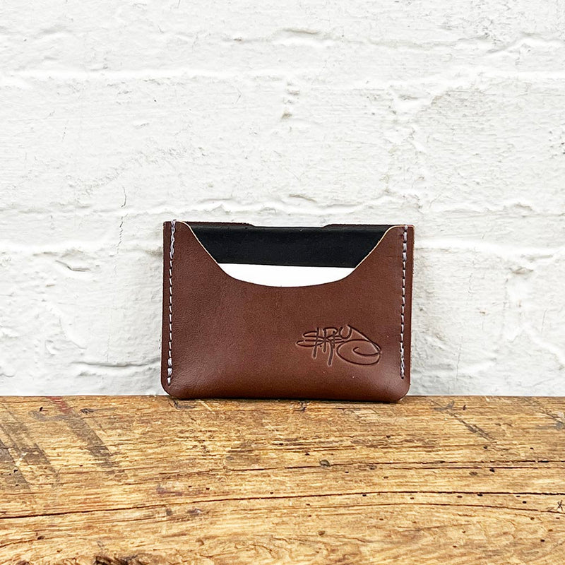 Leather 2 Sleeve Card Wallet