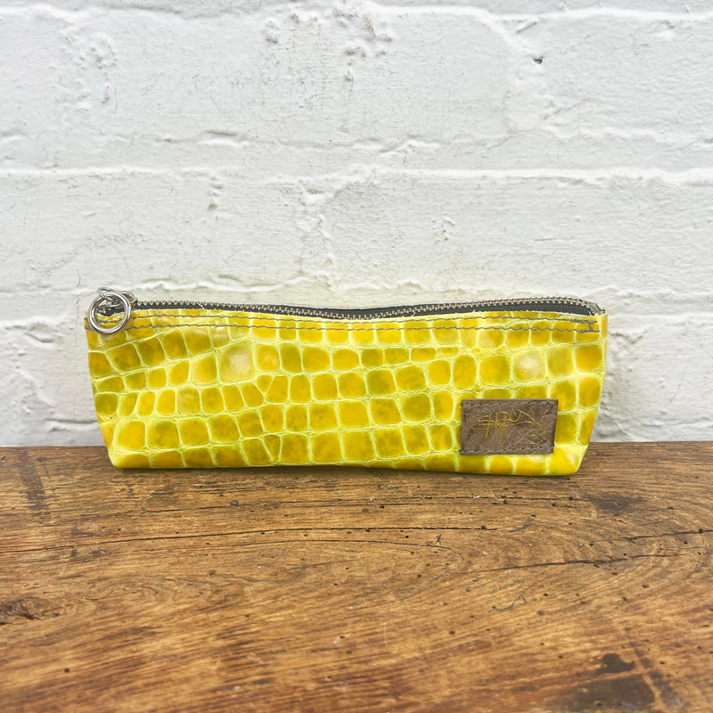Neon Yellow PENCIL POUCH